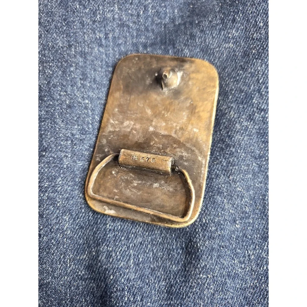 Canon City Colorado State Penitentiary Solid Brass Belt Buckle